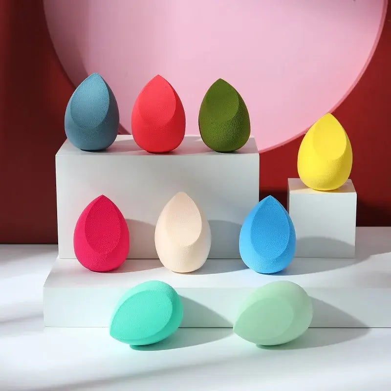 Bling Hair 1pcs Random color Makeup Blender Cosmetic Puff Makeup Sponge Cushion Foundation Powder Sponge Beauty Tool Women Make Up Accessories