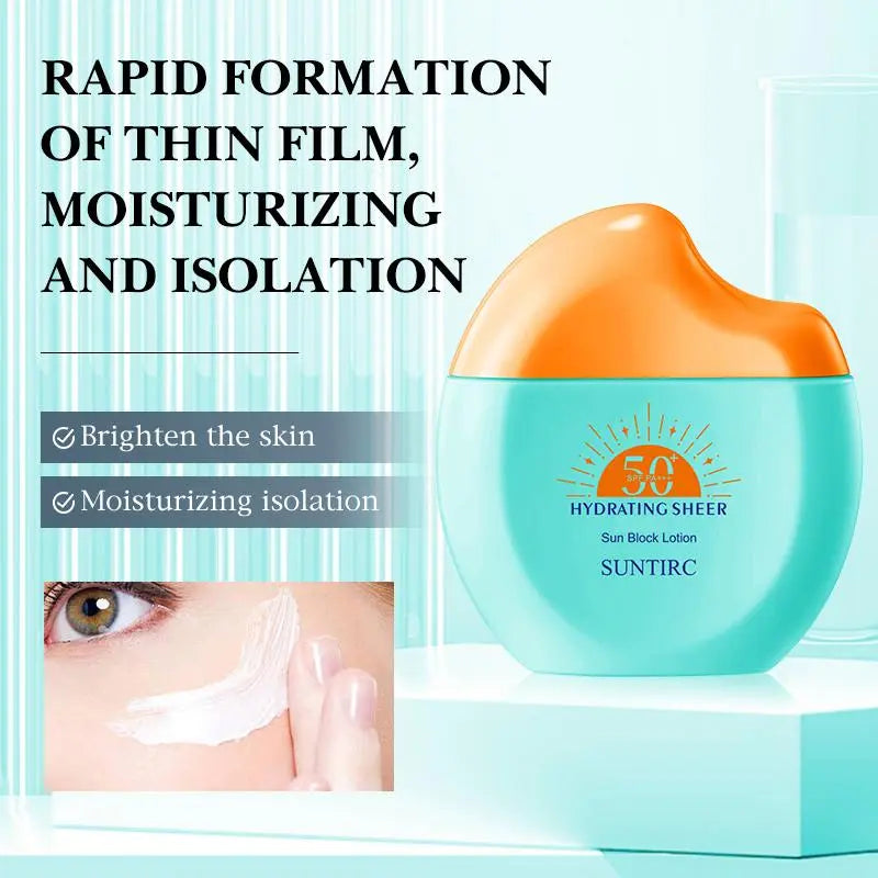 Sun Advanced Hydration Ultra-Lightweight Face Sunscreen SPF 50 with Hyaluronic Acid & Humectants, Hydrating Sunscreen for Face, Non Comedogenic and Hypoallergenic,#Summervibes