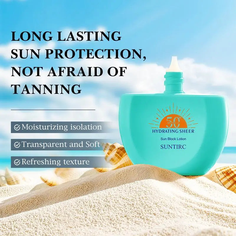 Sun Advanced Hydration Ultra-Lightweight Face Sunscreen SPF 50 with Hyaluronic Acid & Humectants, Hydrating Sunscreen for Face, Non Comedogenic and Hypoallergenic,#Summervibes