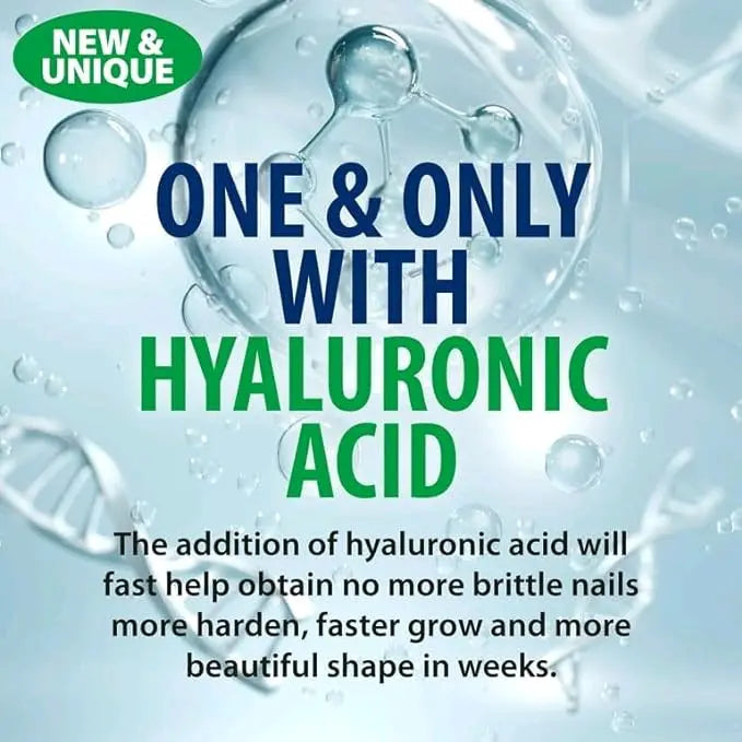 Steel Nails Nail Hardener 12ml with Hyaluronic Acid Calcium Keratin & Garlic for Stronger Nails Uñas de Acero Treatment Manicure